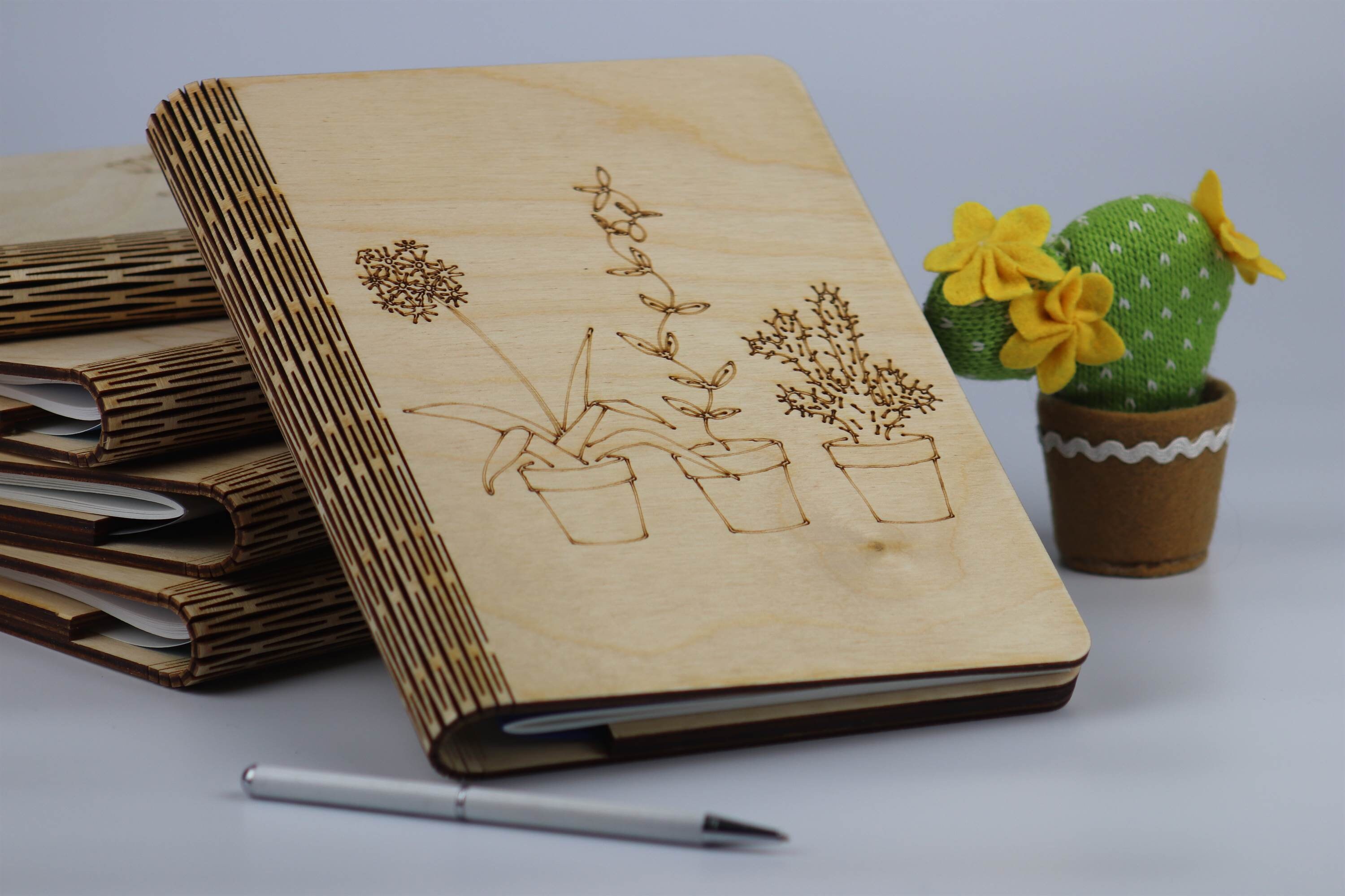 Potted Plants Notebook Cover With Blank Page Journal A5 . Etsy UK