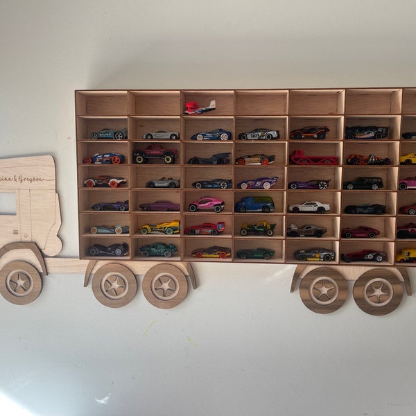 Personalised Car Storage Truck | Toy Car Storage