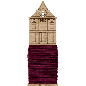 Wooden needlework floss keeper/Floss Bobbin/Thread Holder/Yarn Keeper/Embroidery Floss Keeper/Set of 6