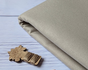 32ct Zweigart Lugana Murano Fabric: Taupe Evenweave