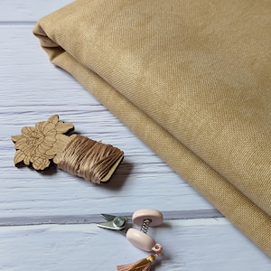 32ct Zweigart  Lugana Murano Cross Stitch Fabric/Lugana Evenweave Fabric for counted cross stitch,needle arts- Vintage Country Mocha Marbled
