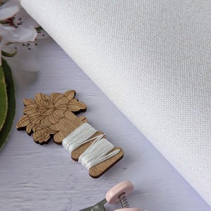 Sparkly 28ct Zweigart  Lugana Brittney Cross Stitch Fabric/Lugana Evenweave Fabric for counted cross stitch, needle arts - White Opalescent