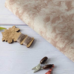 32ct Zweigart  Lugana Murano Cross Stitch Fabric/Lugana Evenweave Fabric for counted cross stitch,needle arts- Vintage Country  Wood Marbled