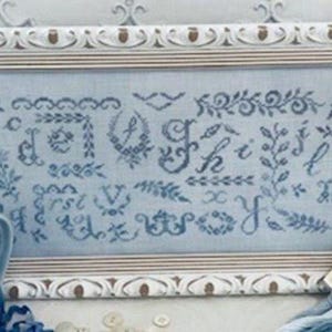 JBW Designs  - &quot;Le Petite Lettres&quot; Printed Cross Stitch Chart/2025 Nashville Market New Release/Ready to ship
