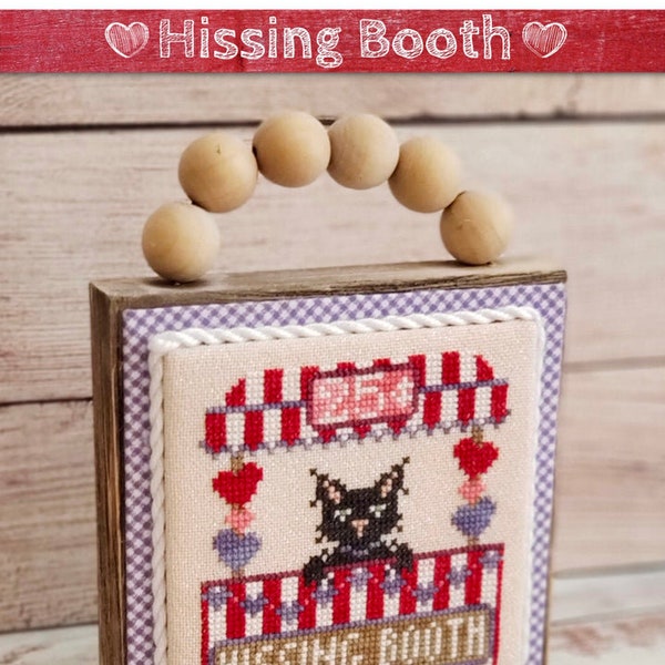 Dirty Annie's Southern Style  - NEW Release 2024 -   “Hissing Booth”  cross stitch chart/ Ready to ship