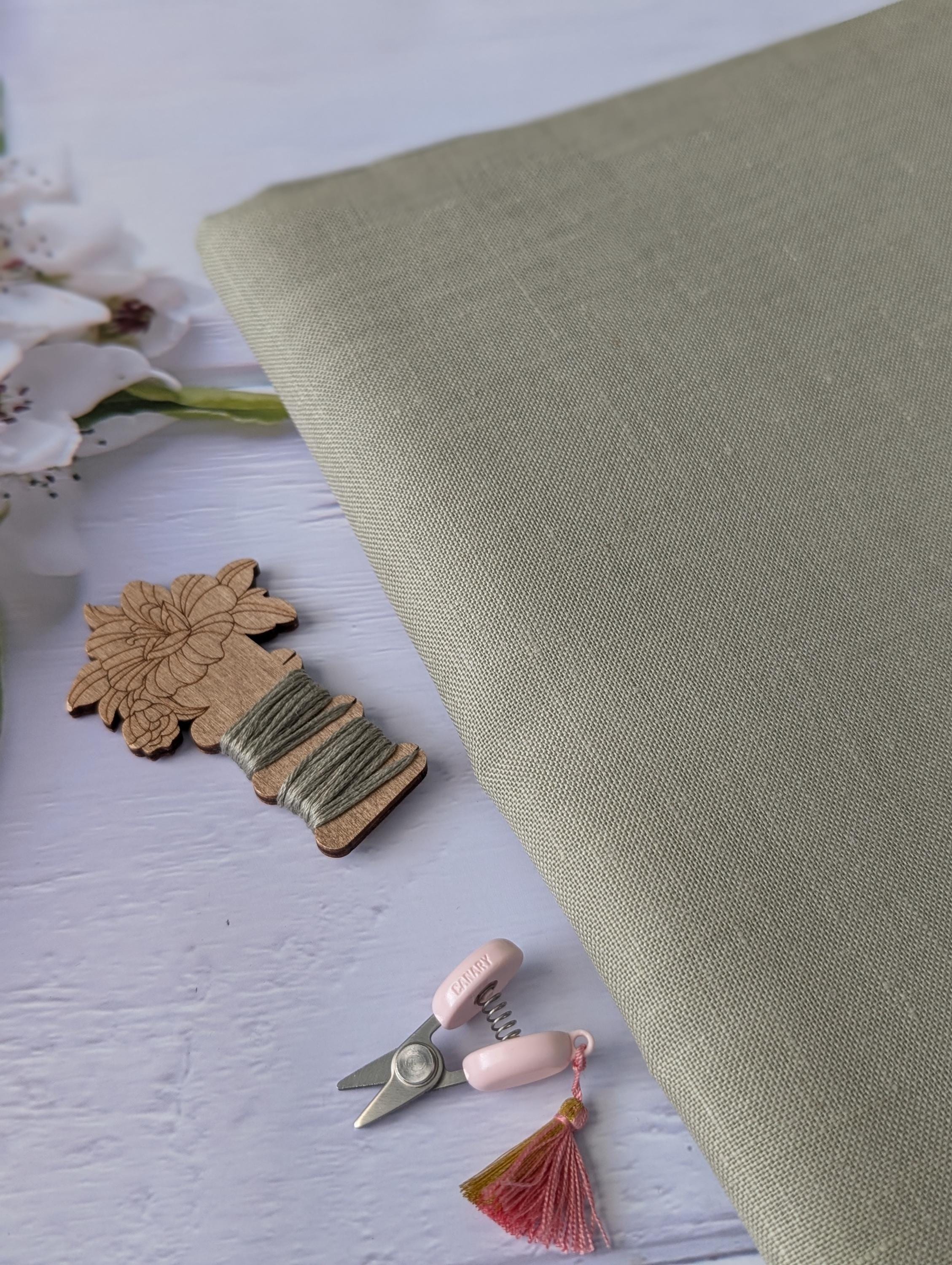 40ct Zweigart Newcastle Linen Fabric: Chinchilla Cross Stitch - Etsy