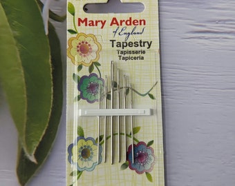 Mary Arden Tapestry Needles - English Finest Quality (Size 18/24)