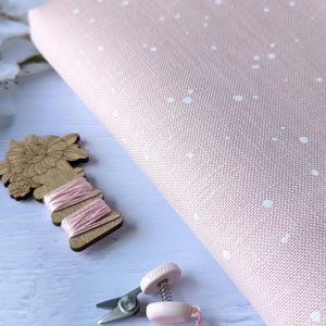 32ct Zweigart Belfast Linen Cross Stitch Fabric/Linen Fabric for counted cross stitch/Cross stitch Embroidery fabric - Rose Splash Printed