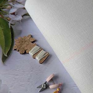 25ct Zweigart  Dublin  Linen Cross Stitch Fabric/Linen Fabric for counted cross stitch/ Antique White color
