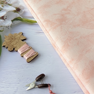 32ct Zweigart  Lugana Murano Cross Stitch Fabric/Lugana Evenweave Fabric for counted cross stitch,needle arts- Vintage Rose Marbled
