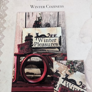 Winter Coziness - Cross Stitch Chart by The Primitive Hare/Needlework Marketplace 2023 NEW release  /Ready to ship