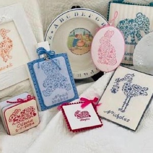 JBW Designs  - &quot;French Baby Samplers&quot; Printed Cross Stitch Chart/2025 Nashville Market New Release