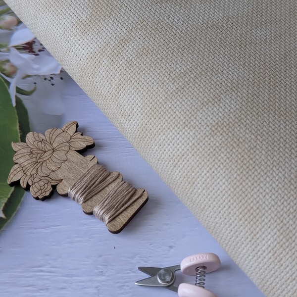 16ct Vintage Country Mocha -  Zweigart Aida Cross Stitch Fabric