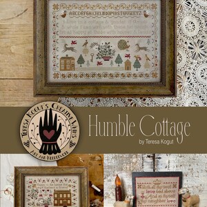Humble Cottage Cross Stitch Charts Booklet: Teresa Kogut Designs