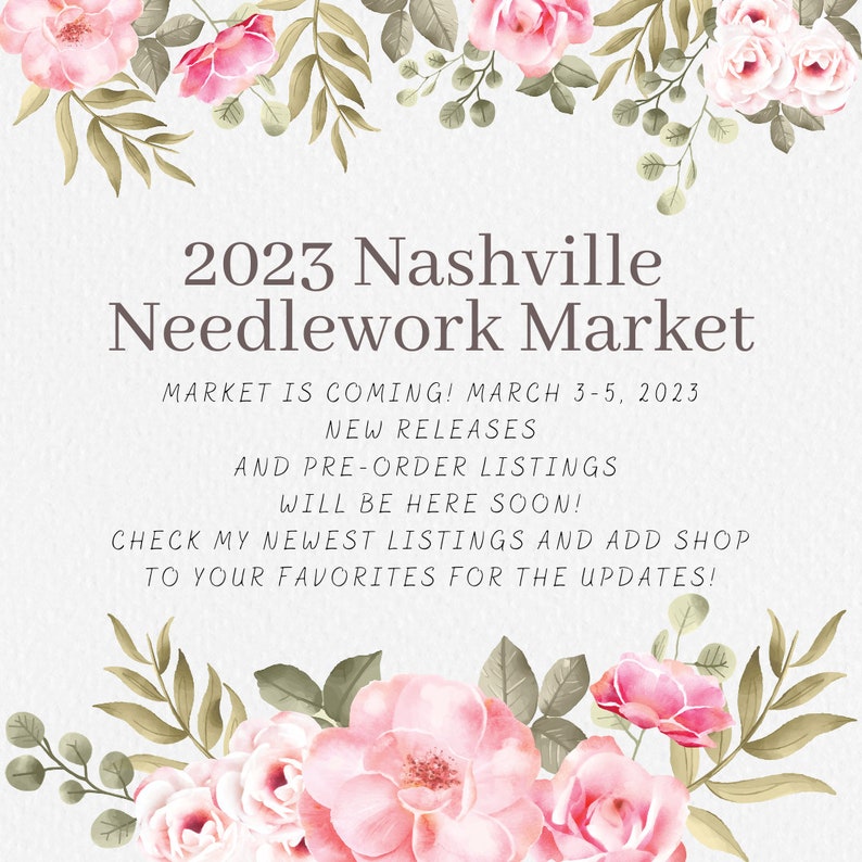 2023 Nashville Needlework Market New Release From Hello From Etsy