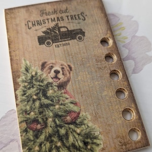 Yule Teddy Bear - Thread Keeper by The Primitive Hare/Needlework Marketplace 2023 NEW release /Ready to ship