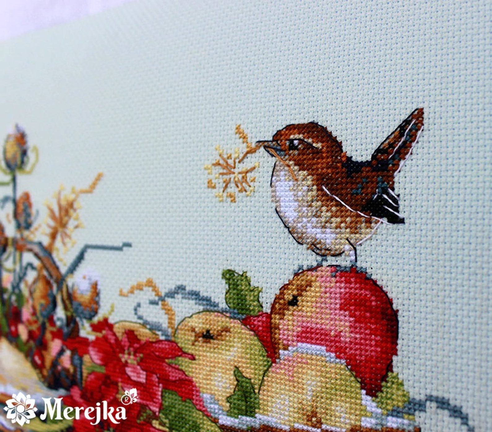 MEREJKA Cross Stitch Kit December/ Counted Cross Stitch Kit Etsy