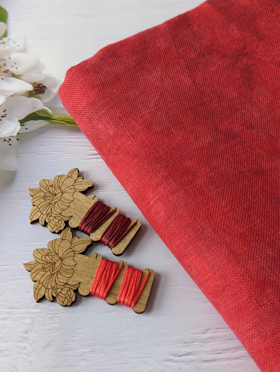 30ct Hand-dyed Linen by Atomic Ranch Fabrics - “joy Lynn