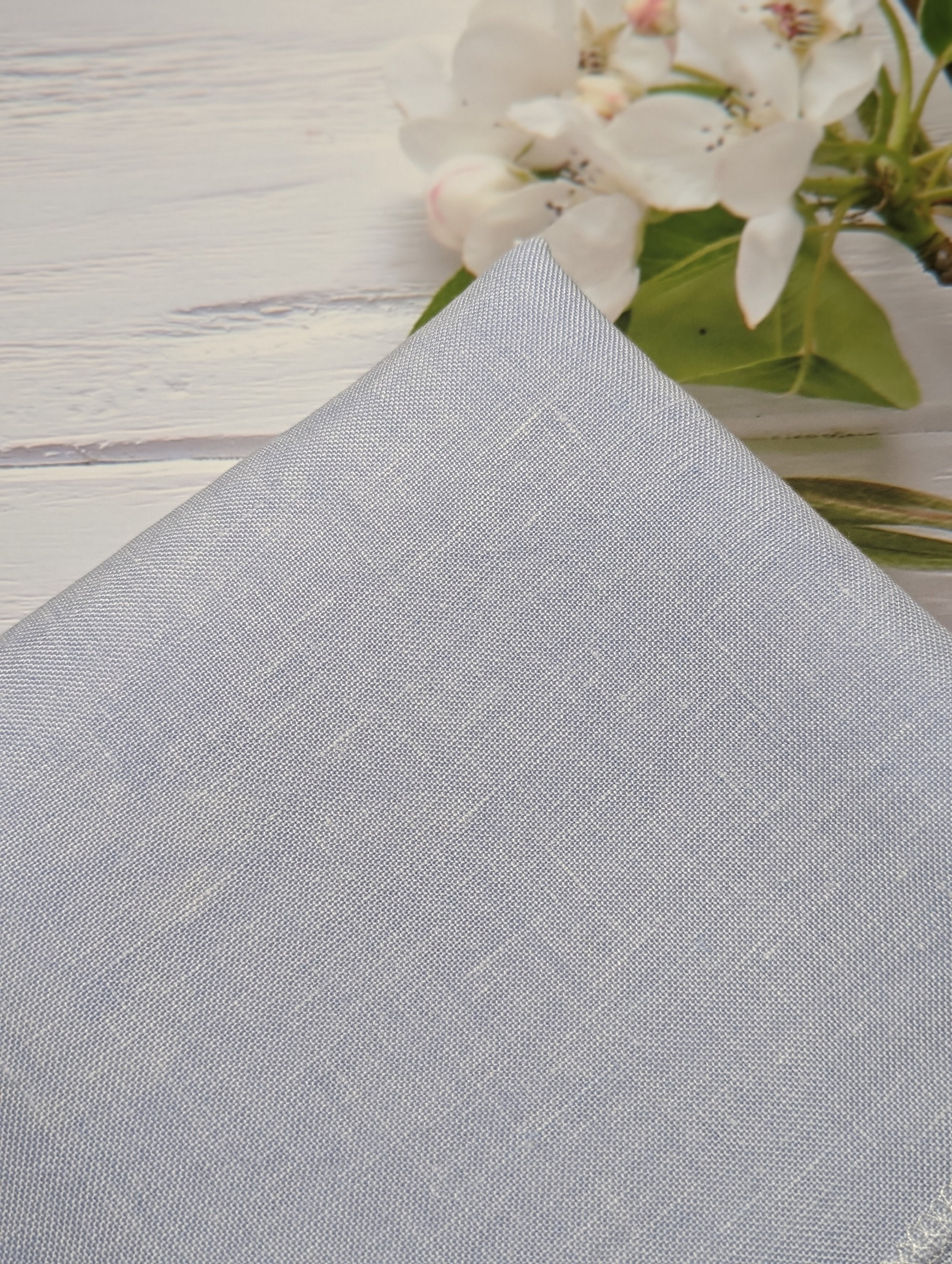 Hand-Dyed Linen Fabric: 37 ct Light Lilac - Atomic Ranch