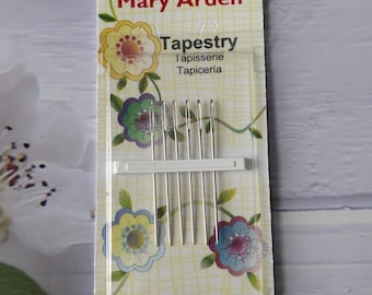 Mary Arden Tapestry Needles: Size 24 English Cross Stitch Needles