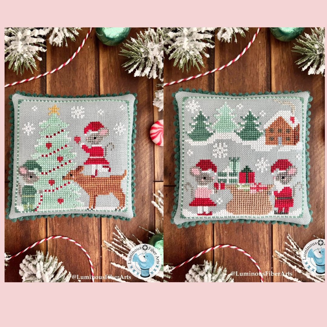 2022 Needlework EXPO NEW Release Luminous Fiber Arts mousecapades Series 5 and 6 Patterns/ready