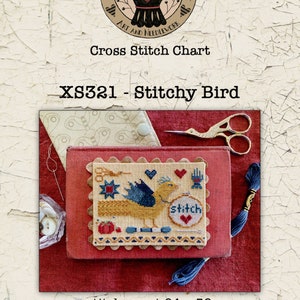 Teresa Kogut, "Stitchy Bird" /Cross Stitch Chart -  2023 NEW release