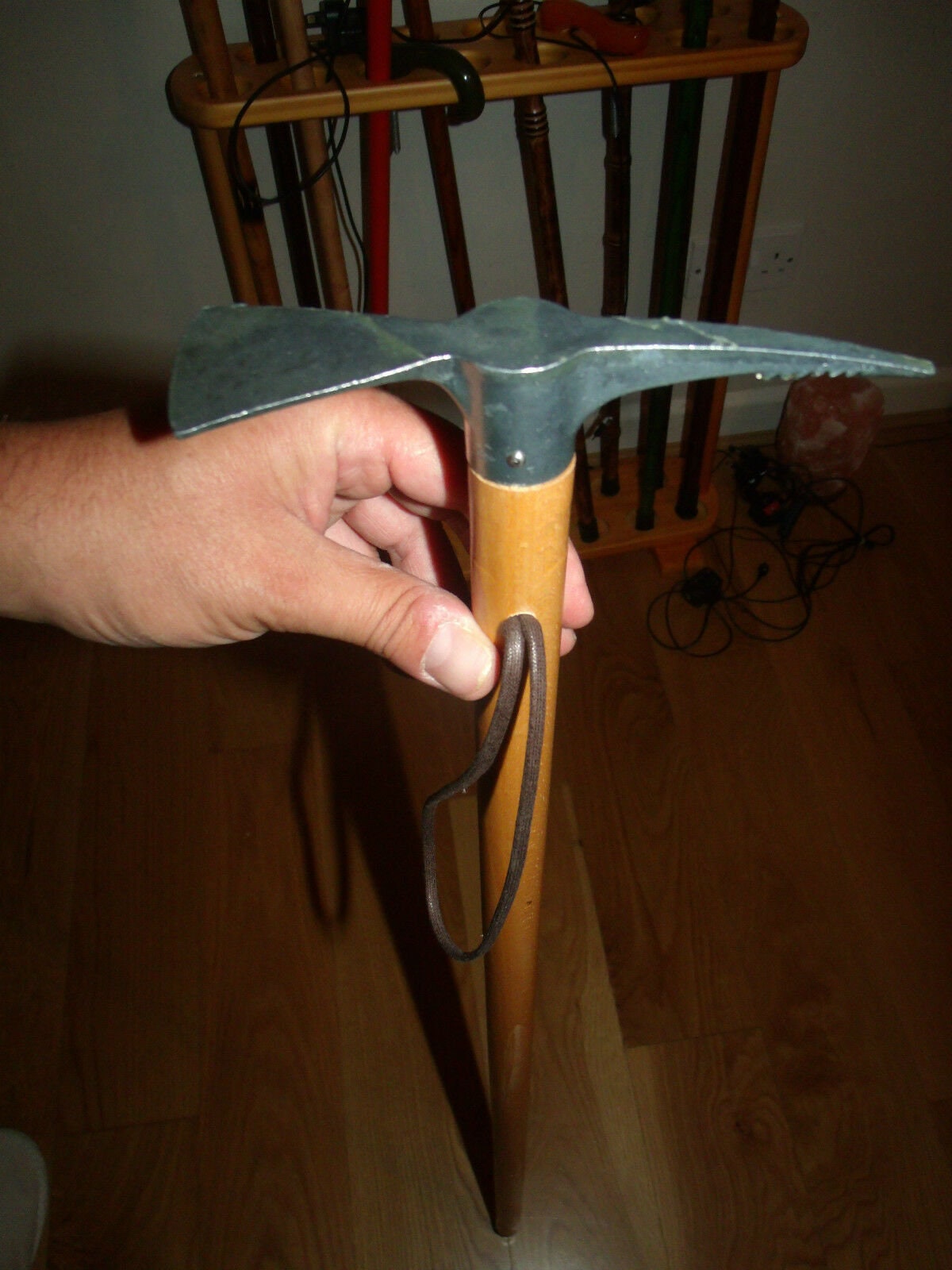 Ice Axe Walking Stick / Collectable Climbers Wooden walking Etsy