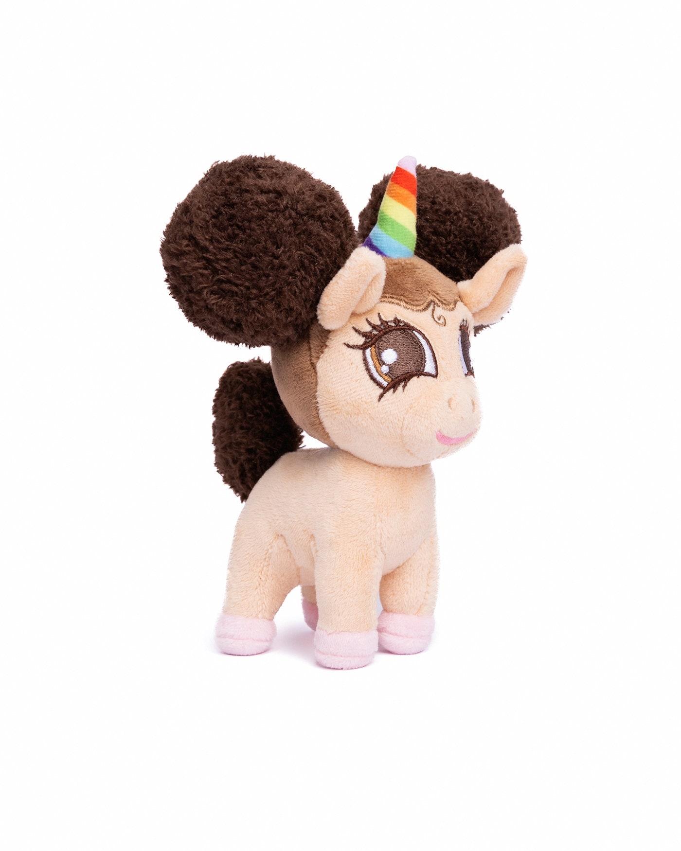 Baby Alexis Black Unicorn Plush Toy Standing 6 Inch Etsy