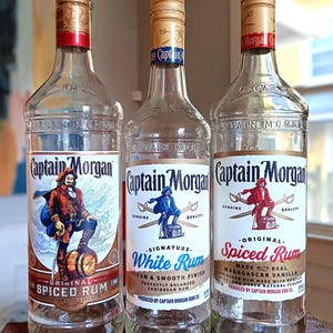 Captain Morgan Liquor Bottle Lamp - Etsy