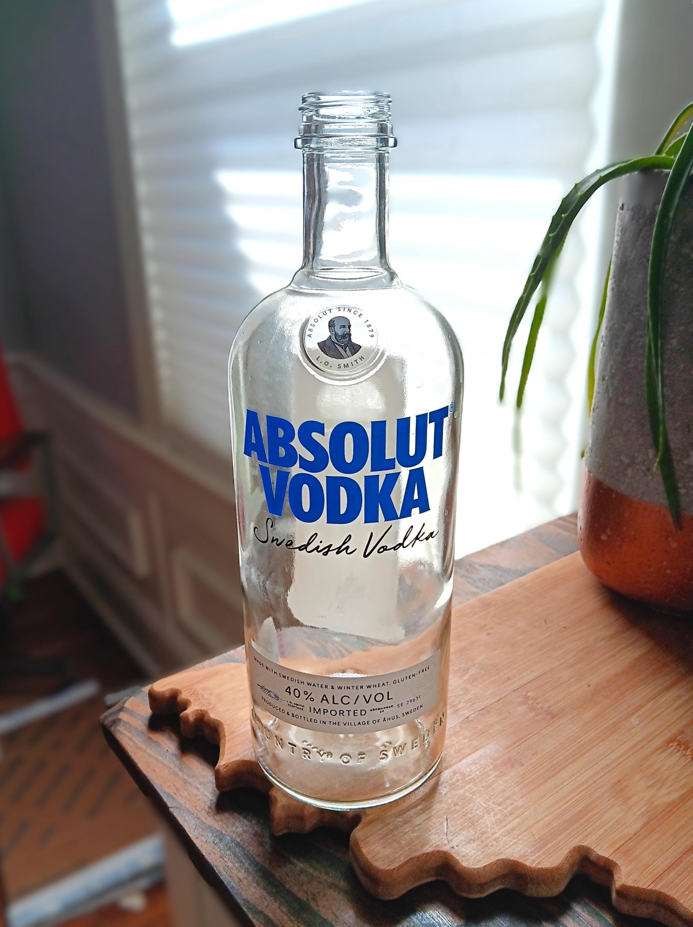 Absolut Vodka Bottle - Etsy