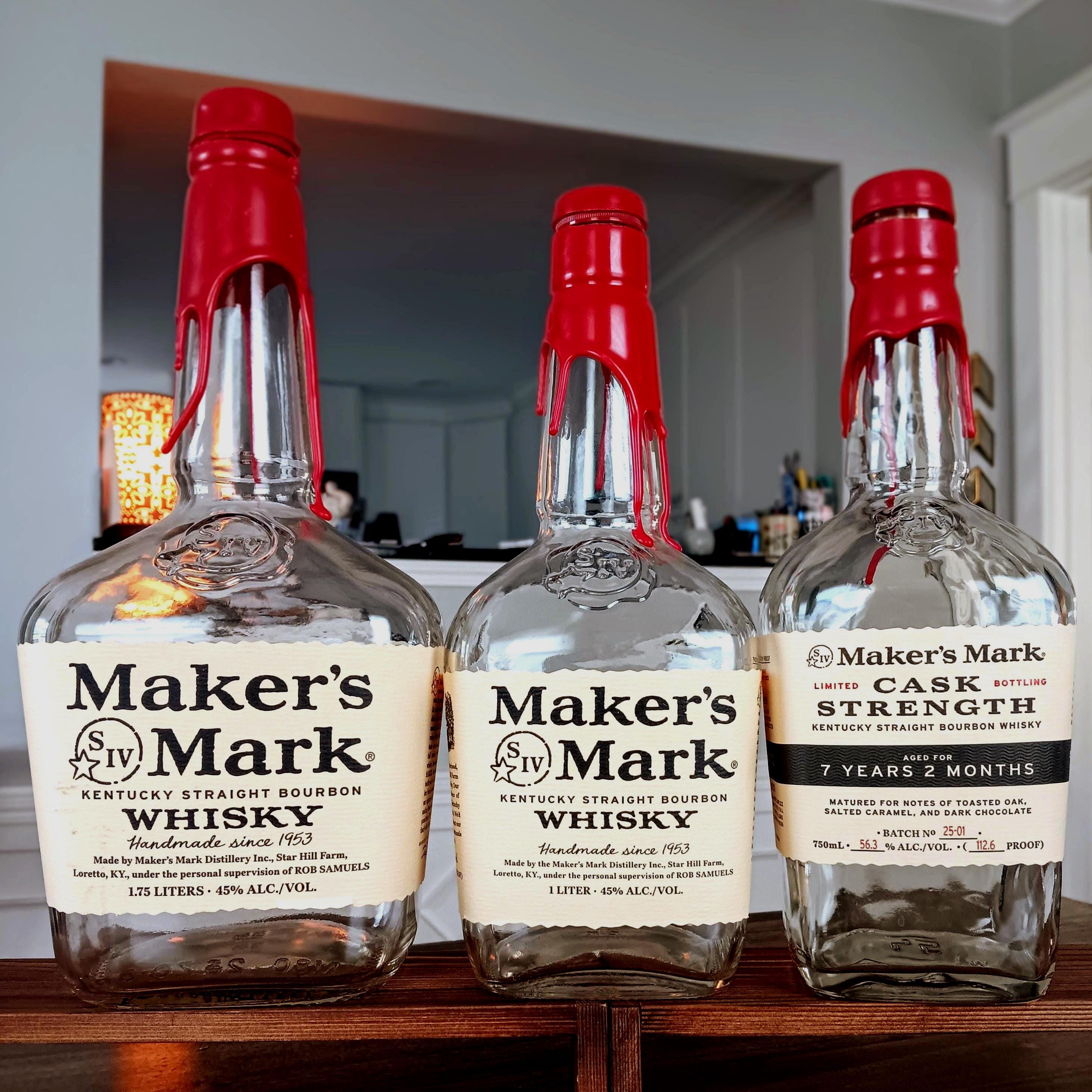 Empty Vintage Bourbon Bottles - Etsy