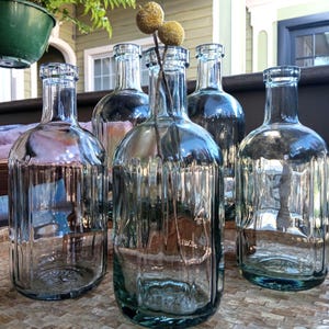 Spain Recycled Glass Bottle - Etsy