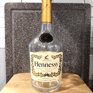 大割引 12 Empty Etsy - Shipping Free Upcycle Bottles Hennessey Hennessy ブランデー