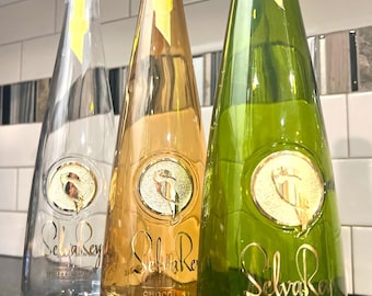 Empty Rum bottles, Selva Rey, 750 ML size, rinsed with corks included