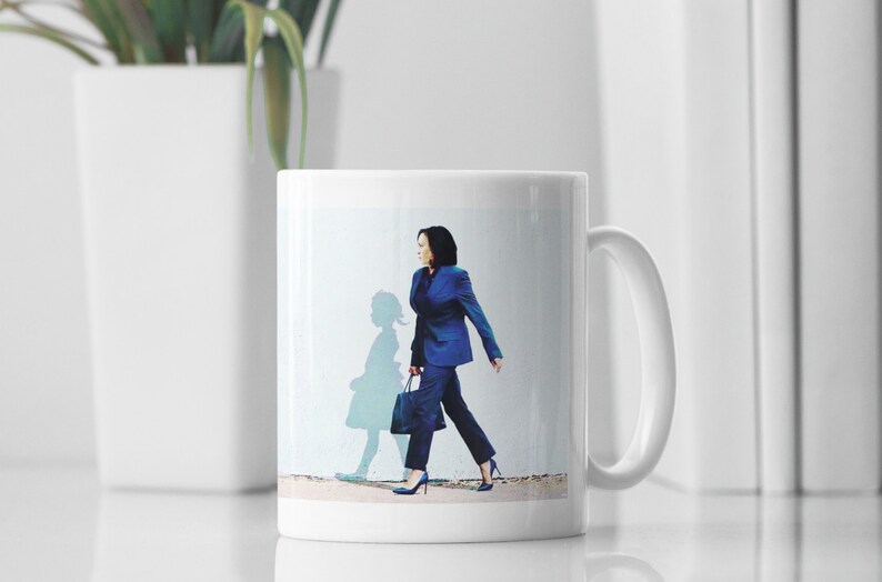 Kamala Harris Coffee Mug Artistic Mug Girlfriend Gift image 0