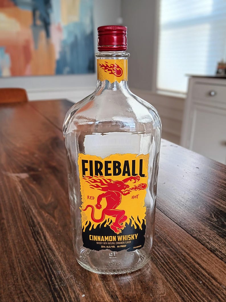 Empty Fireball Bottles, 1 L Size, Lids Included - Etsy