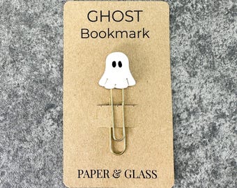 Spooky Ghost Handmade Bookmark