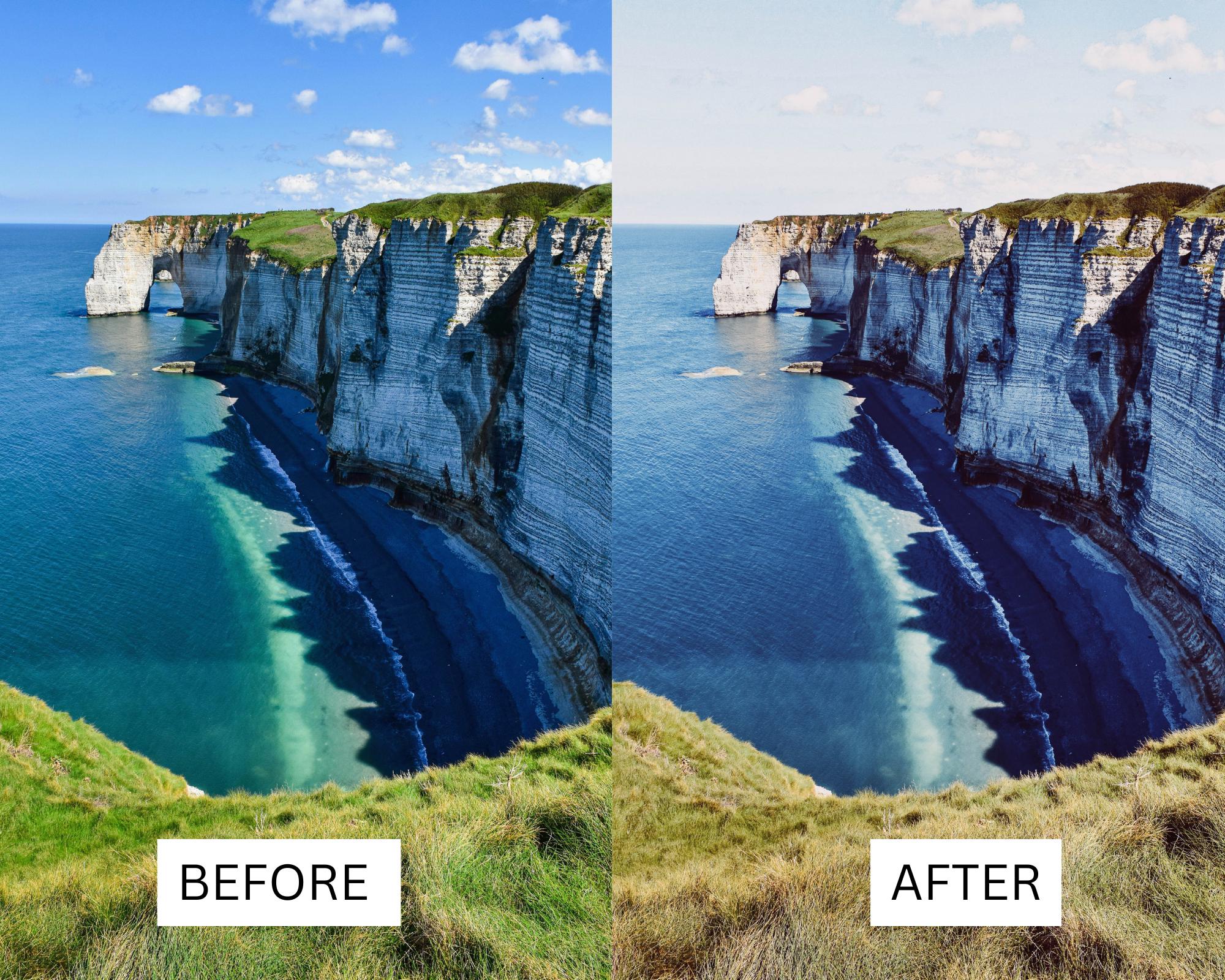 40 LUTS | Cinematic Ocean | Sea | Landscape | Blue | Premiere Pro ...