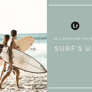 40 Lightroom-presets | Surf&#39;s Up | Surfen | Surfer | Strand | Golven | Oceaan | Bureaublad