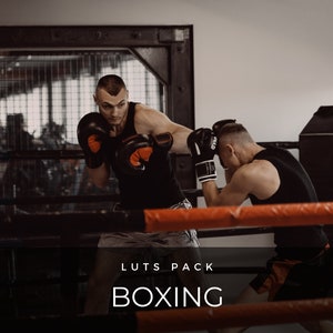 40 LUTS | Boks | MMA | Siłownia | Fitness | Premiere Pro | Photoshop | After Effects | Presety wideo | Edycja | Filtry | Sport