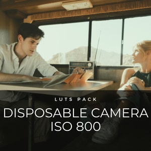 10 LUTS | Disposable Camera ISO 800 | Video Presets | Video Filters | Vide Editing | Photoshop | Premiere Pro | After Effects | Vintage Film