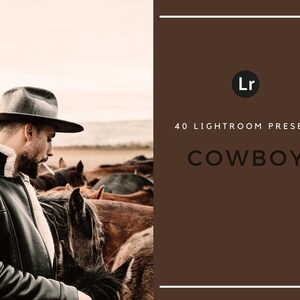40 Lightroom Presets | Cowboy | Horse Riding | Western | Equestrian | Horses | Desktop