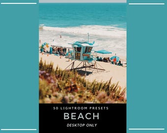50 Strand Lightroom Presets - Sommerozean, helle, luftige Filter (nur für Desktop)