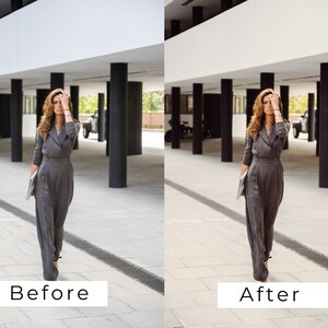 Op de afbeelding: Een vrouw in een grijs jumpsuit loopt in een modern gebouw met een laptop in haar hand. Ze draagt een horloge om haar linker pols.