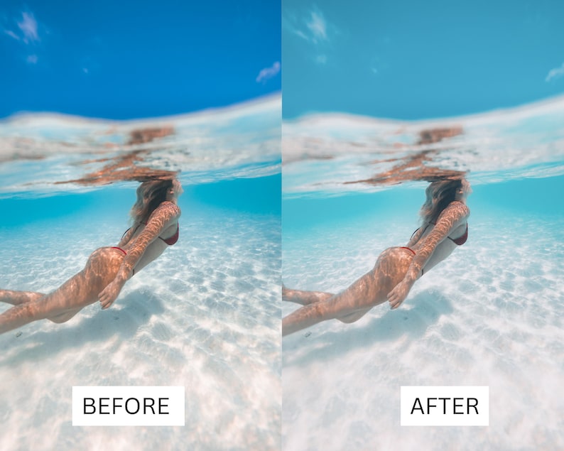 40 Malediven Kinetische LUTs | Tropical Ocean Blue Color Grading für CapCut, Premiere Pro, DaVinci Relösung | Reisen & Luxusresort LUT Pack Bild 6