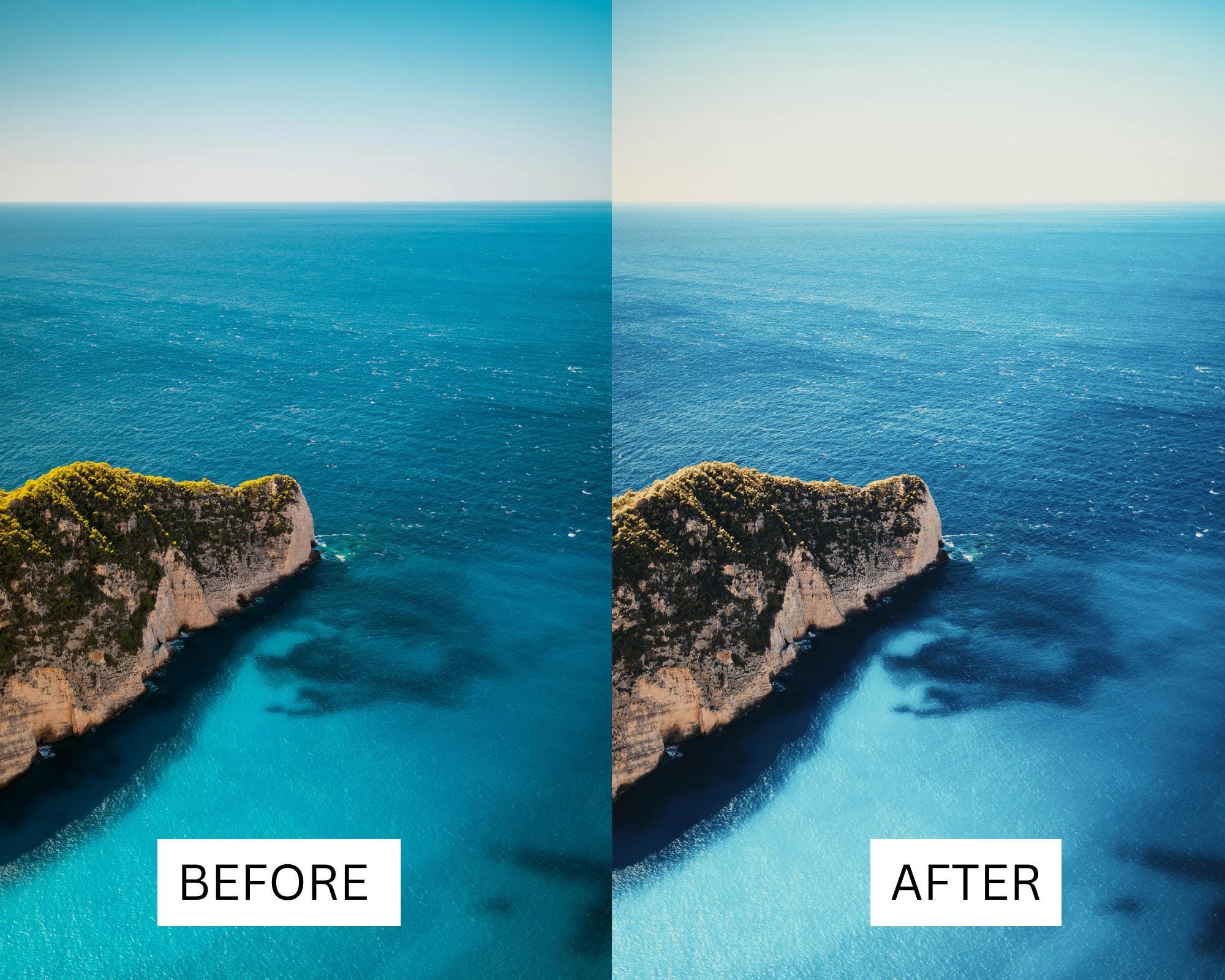 40 LUTS | Cinematic Ocean | Sea | Landscape | Blue | Premiere Pro ...
