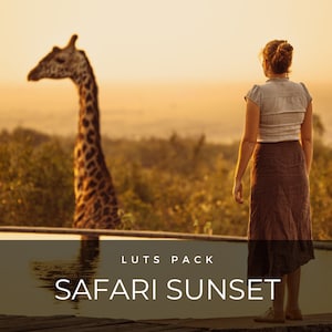 10 LUTS | Safari Sunset | Wildlife Animals | Premiere Pro | After Effects | Photoshop | Video Presets | Filters | Africa | African Sunsets