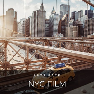50 LUTS | NYC Film | New York | Brooklyn | City | Premiere Pro | After Effects | Photoshop | Video Presets | Filters | Editing