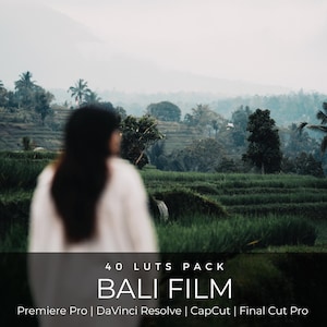 40 Bali Kinematische LUT Paket | Tropisch Grün Film Look LUTs für Premiere Pro, CapCut & DaVinci Relösung | Reisevideo Presets Bild 1