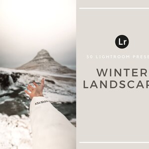 50 Lightroom Presets | Winter Landscape | Snow | Desktop